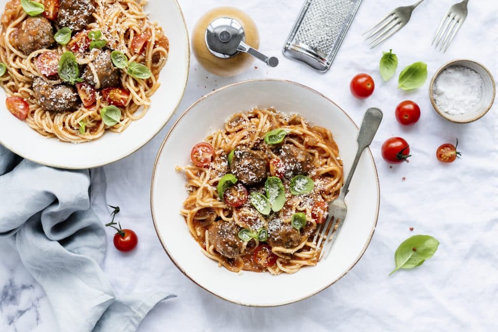 Yummy cricket protein spaghetti, healthy and sustainable